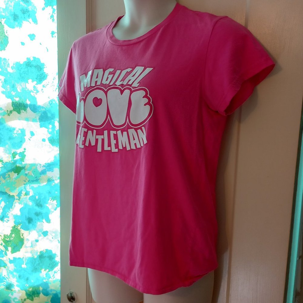 Magical Love Gentleman Hot Pink Fitted Tee 2XL - Picture 5 of 8